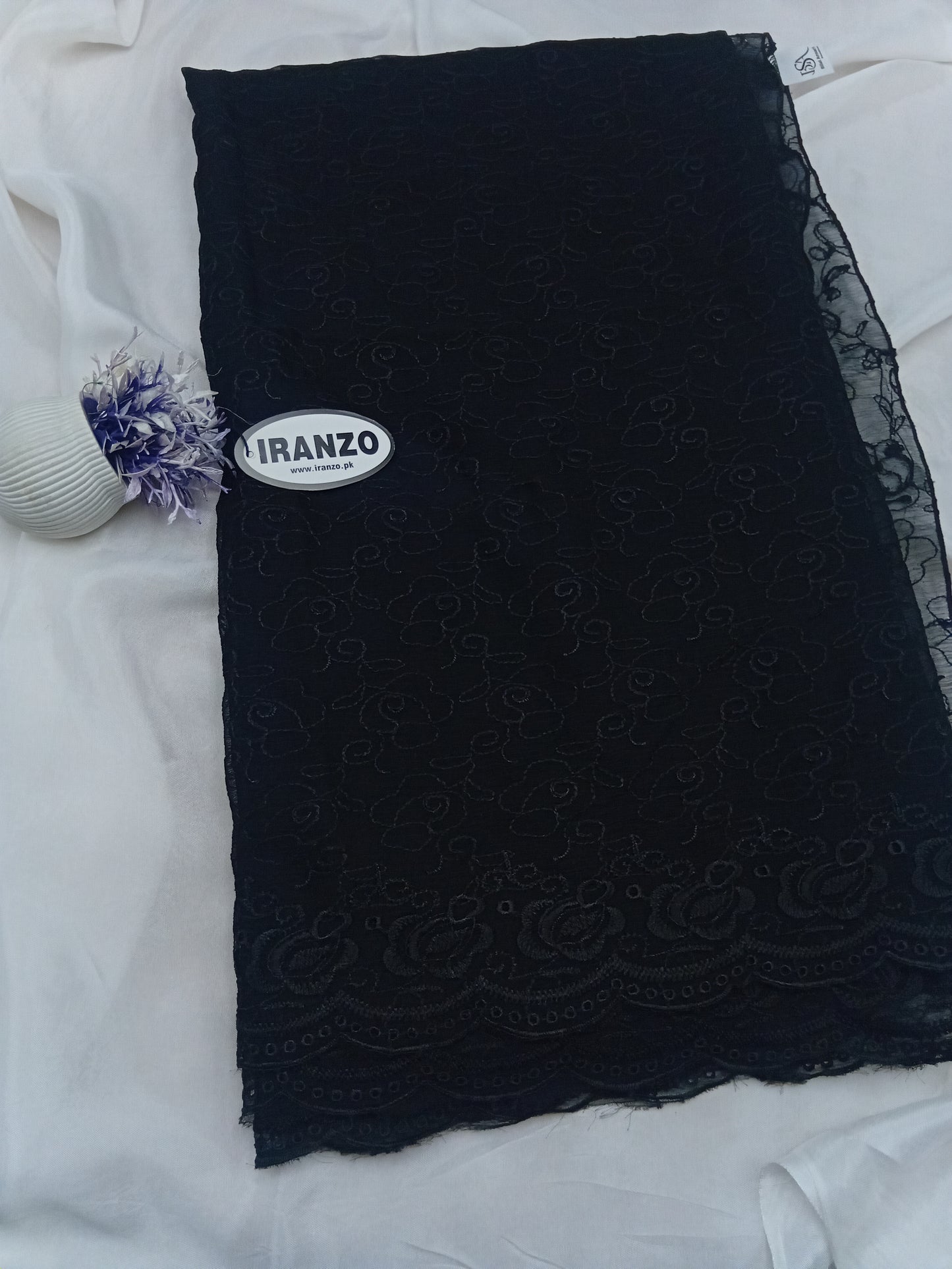 Embroidered Chiffon Dupatta Just in