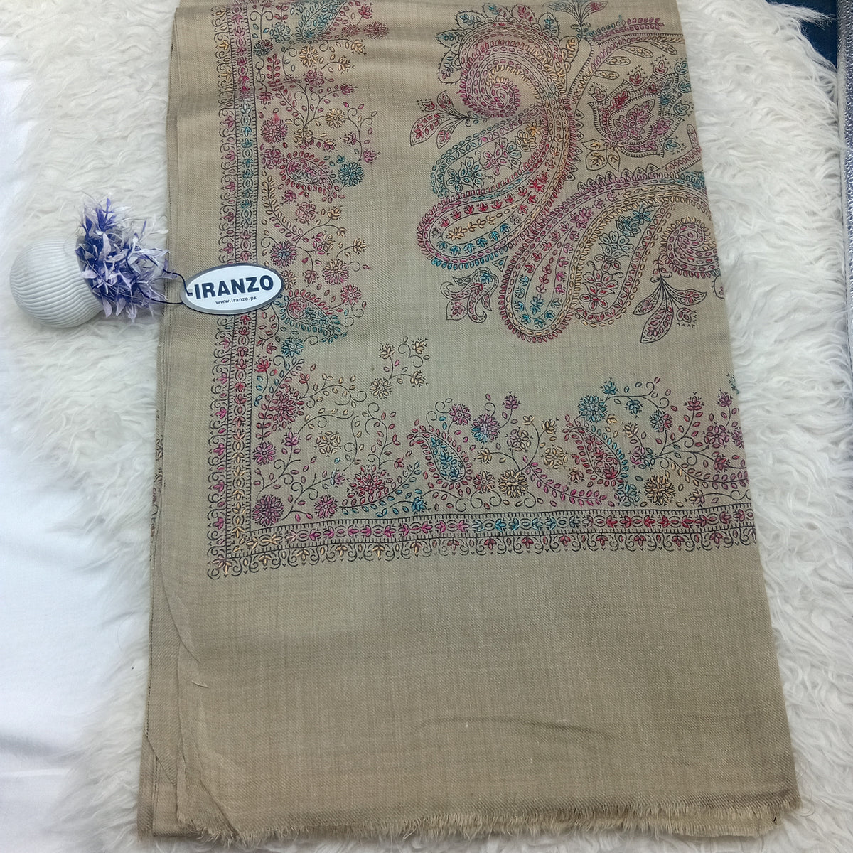 Hand Embroidered Winter Shawl