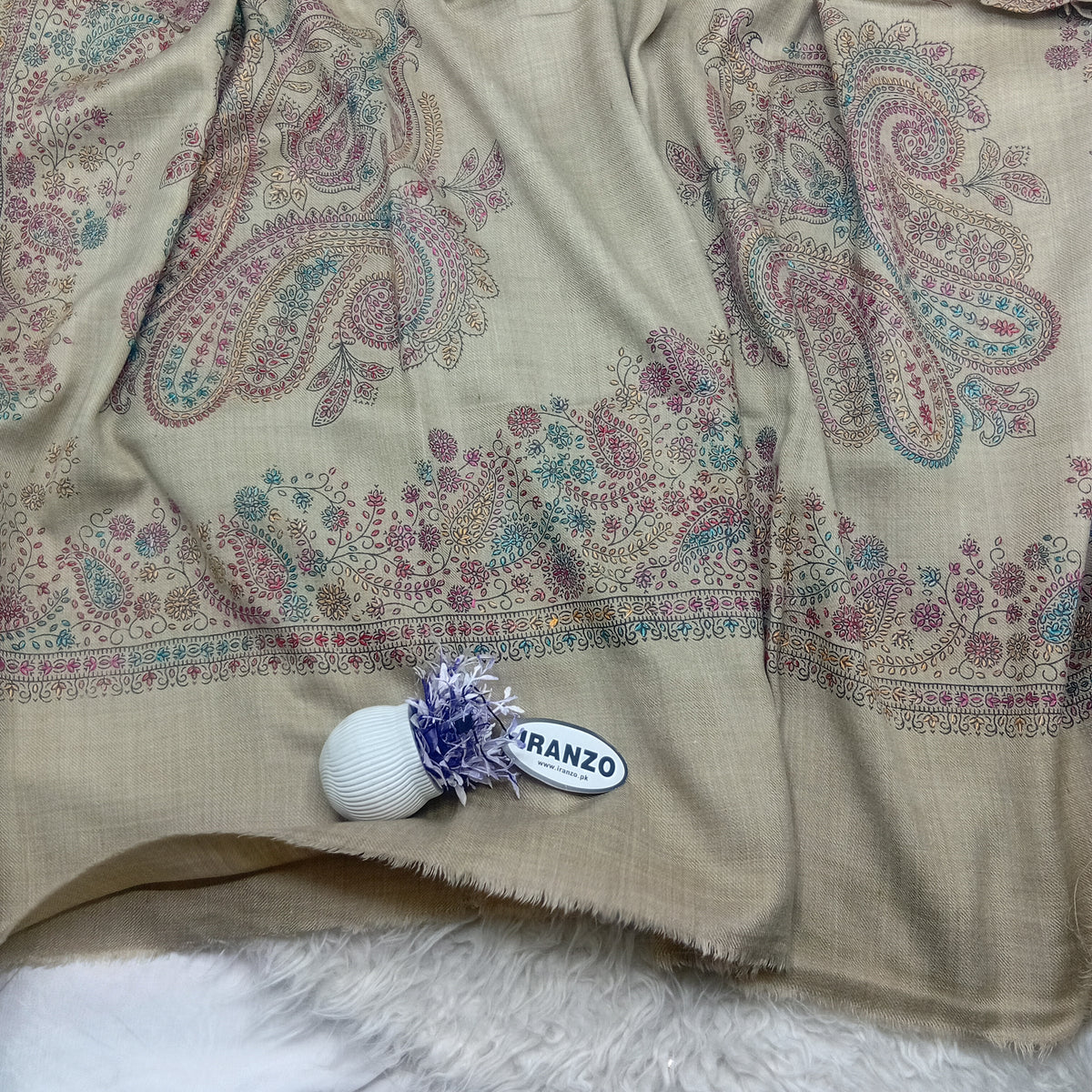 Hand Embroidered Winter Shawl