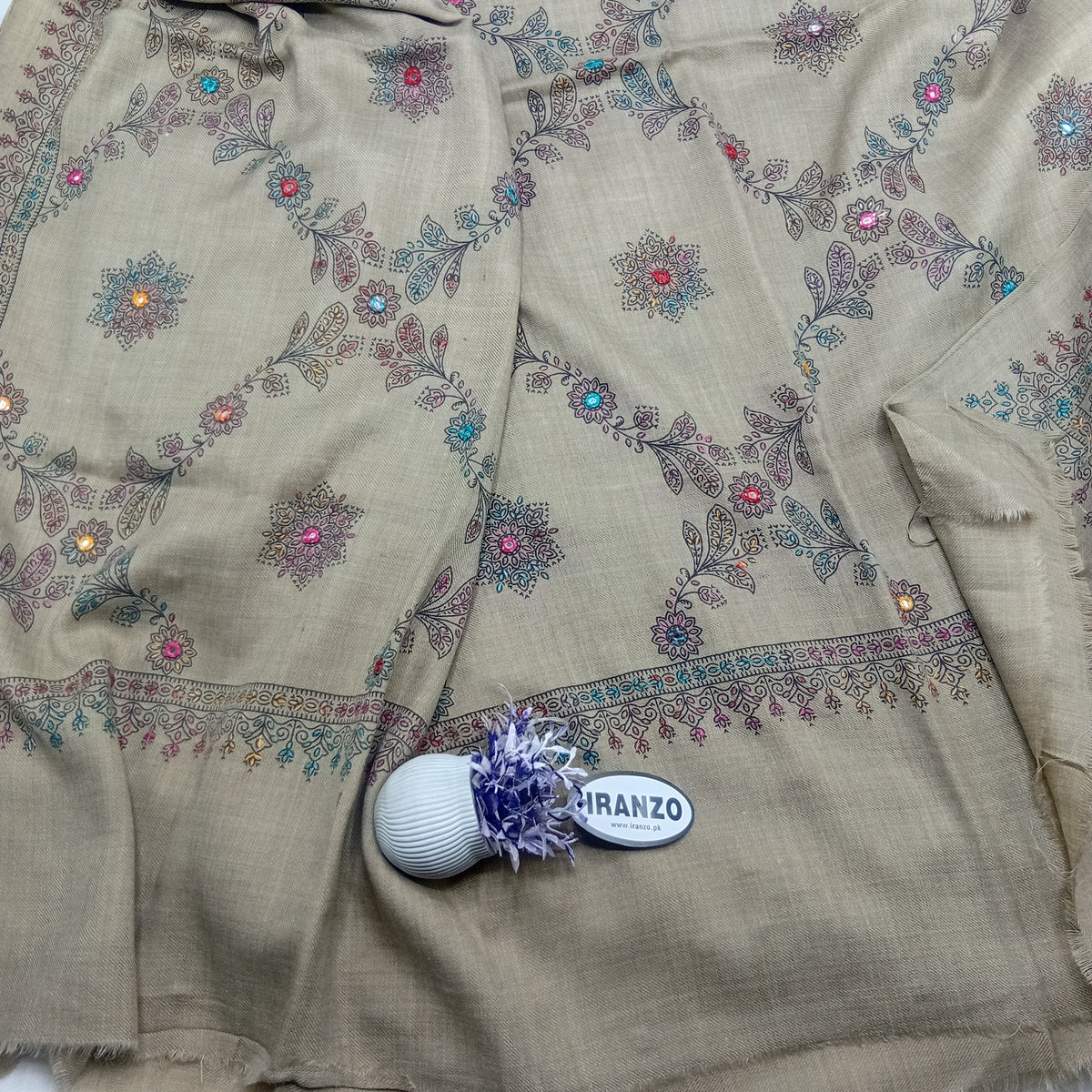 Hand Embroidered Winter Shawl