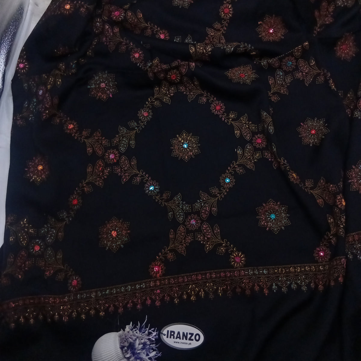Hand Embroidered Winter Shawl