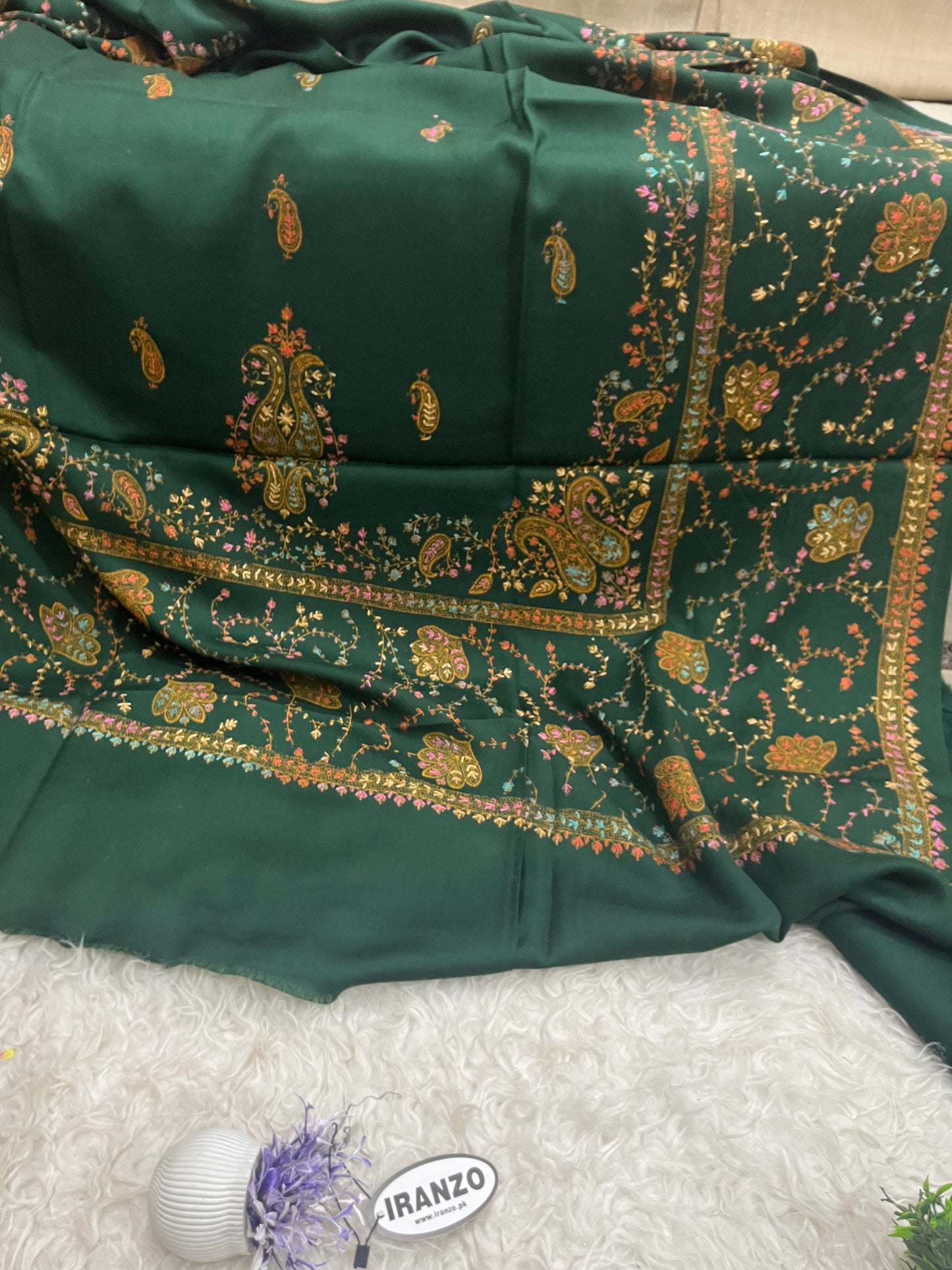 Wool Heavy Shawl Three Piece