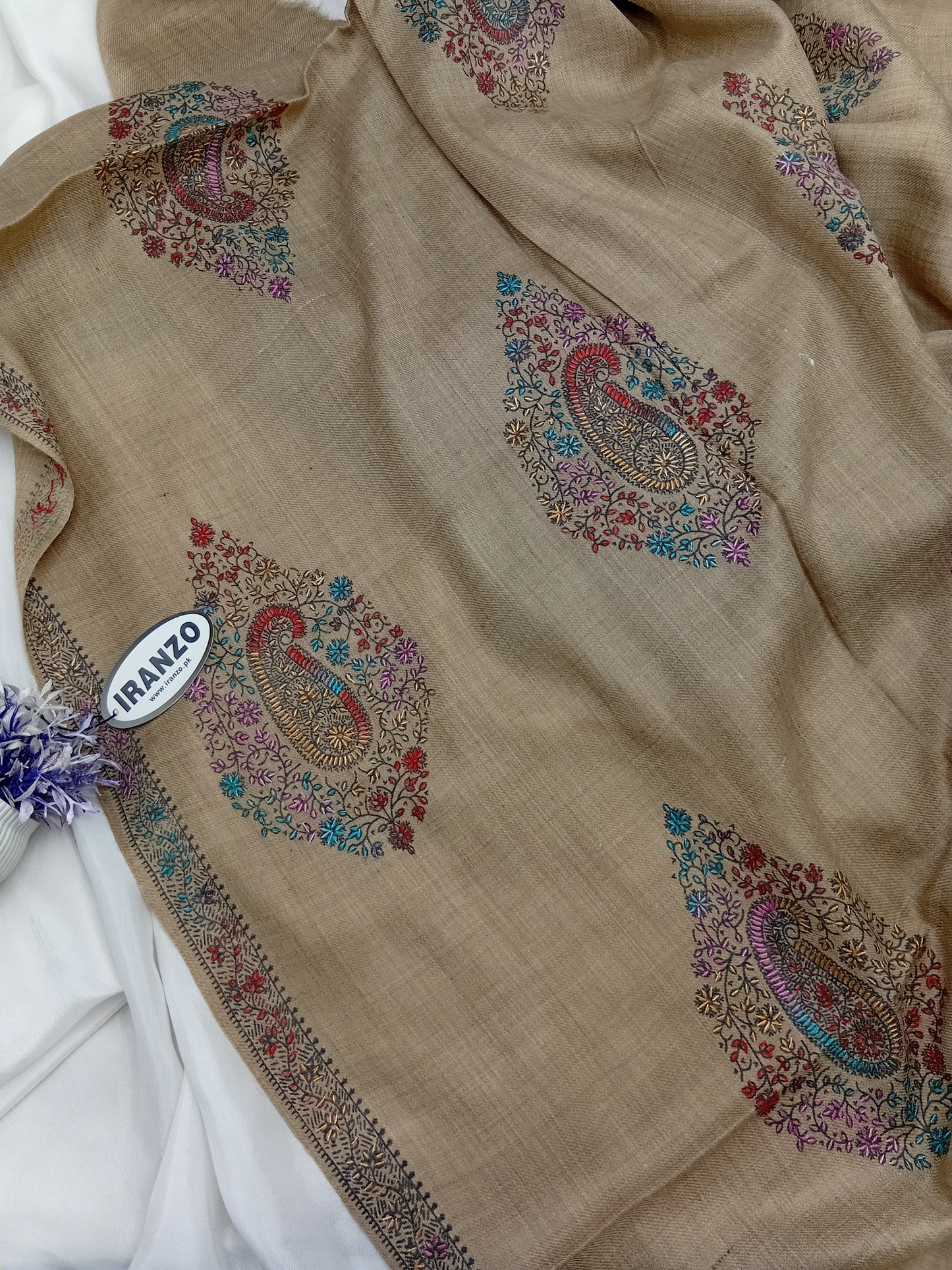 Hand Embroidered Winter Shawl