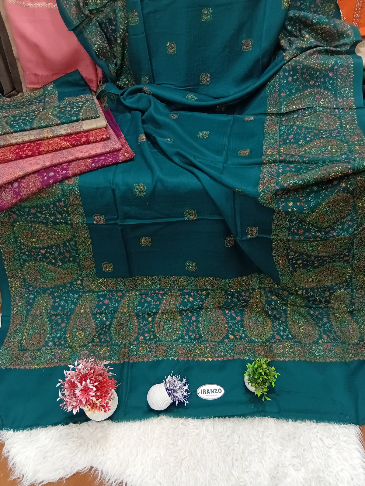 Hand Embroidered Winter Shawl