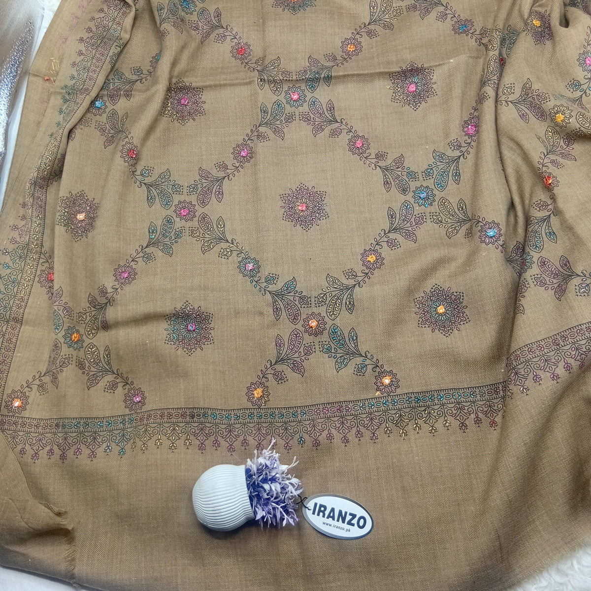 Hand Embroidered Winter Shawl