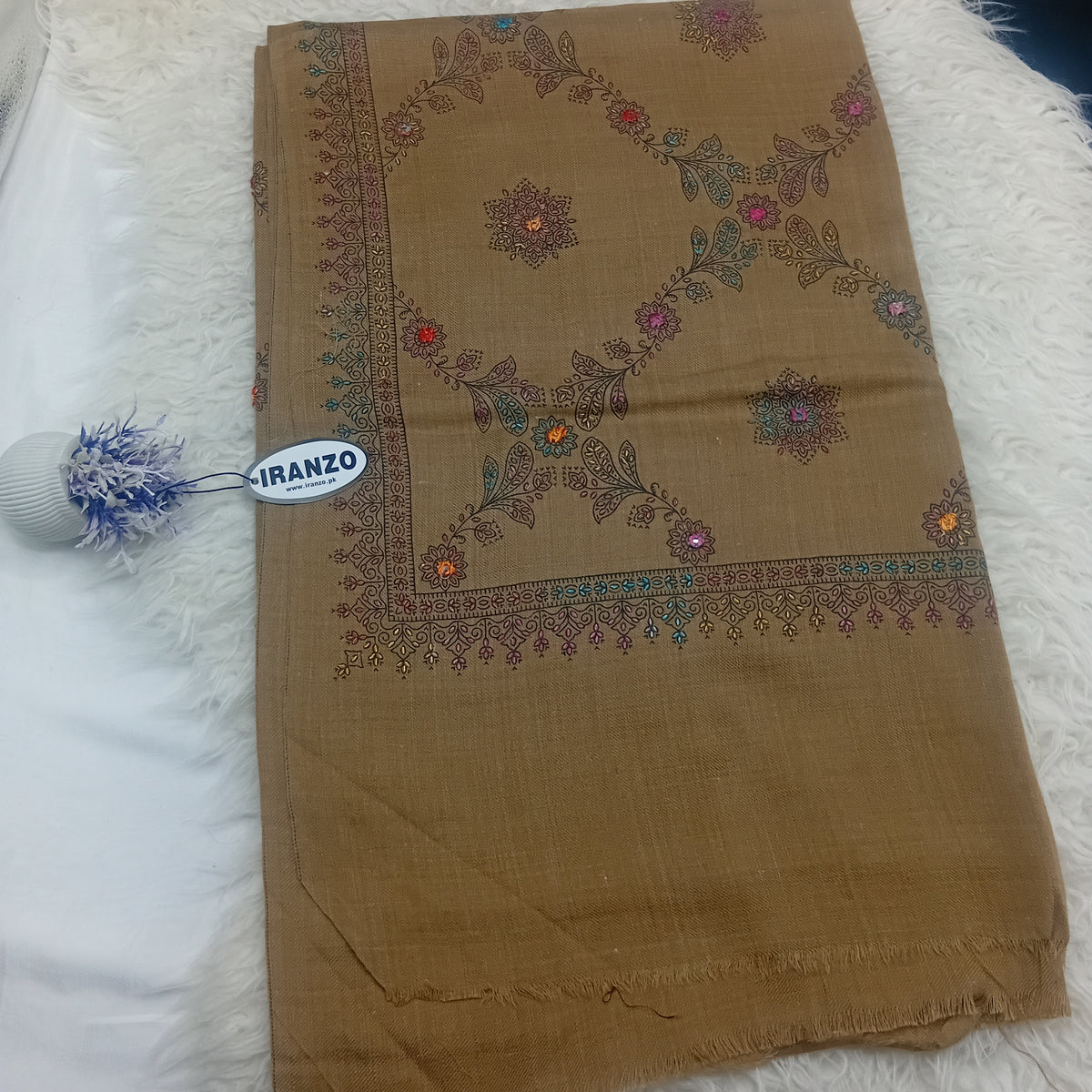 Hand Embroidered Winter Shawl