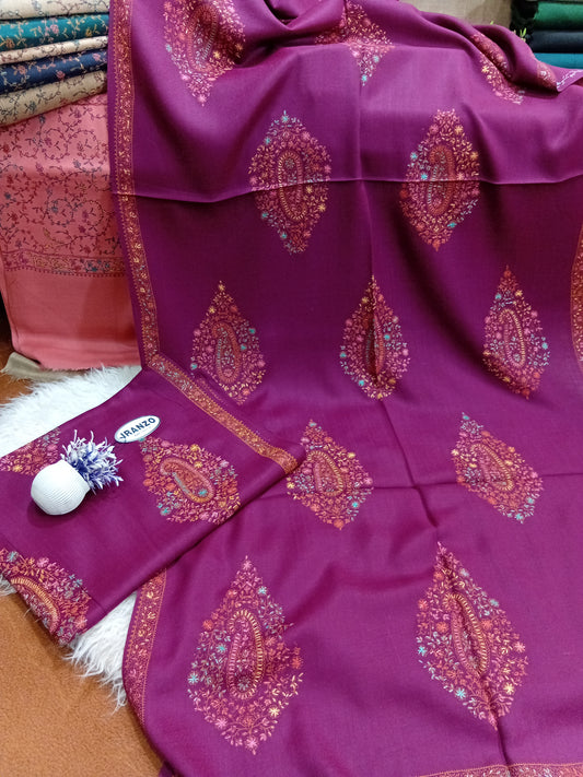 Hand Embroidered Winter Stole New Arrivals