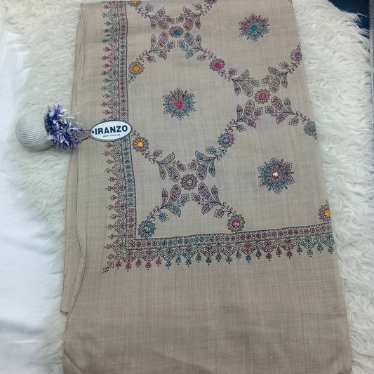 Hand Embroidered Winter Shawl