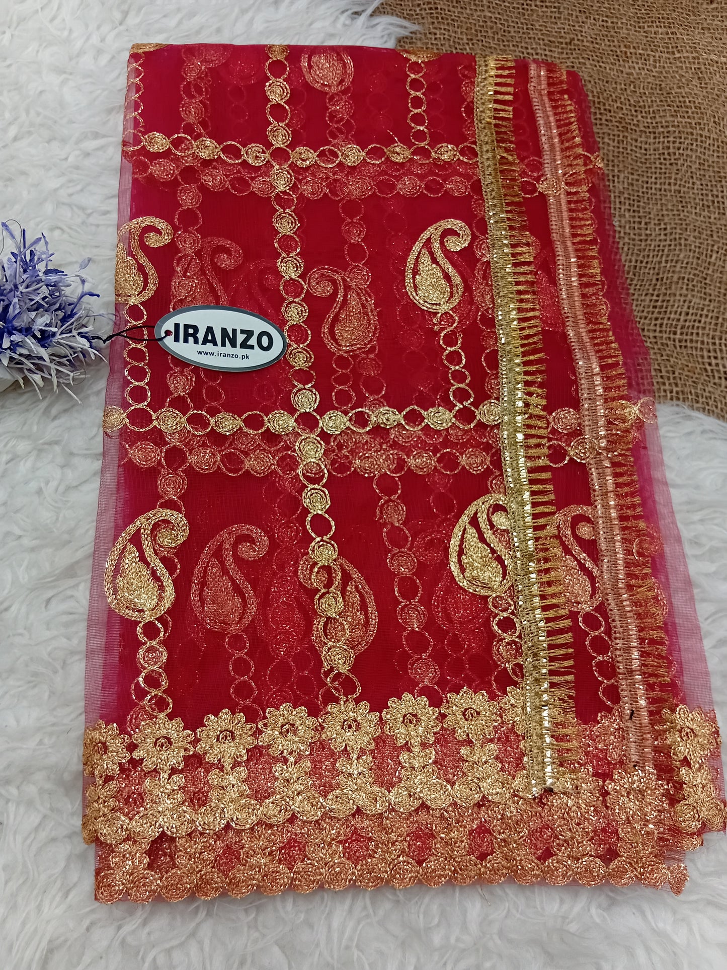 Gota Work Net Dupatta