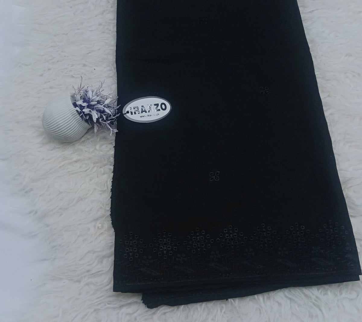 Embroidered Winter Shawl