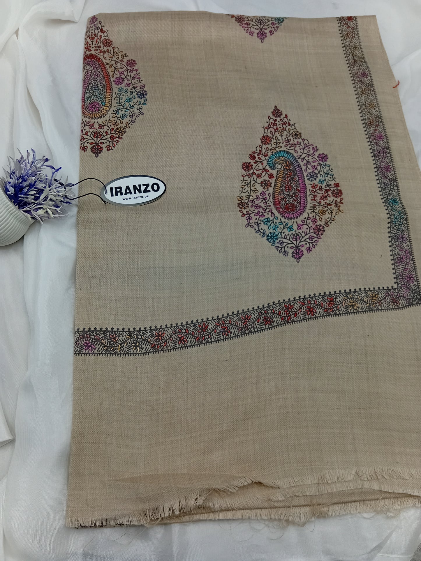 Hand Embroidered Winter Shawl