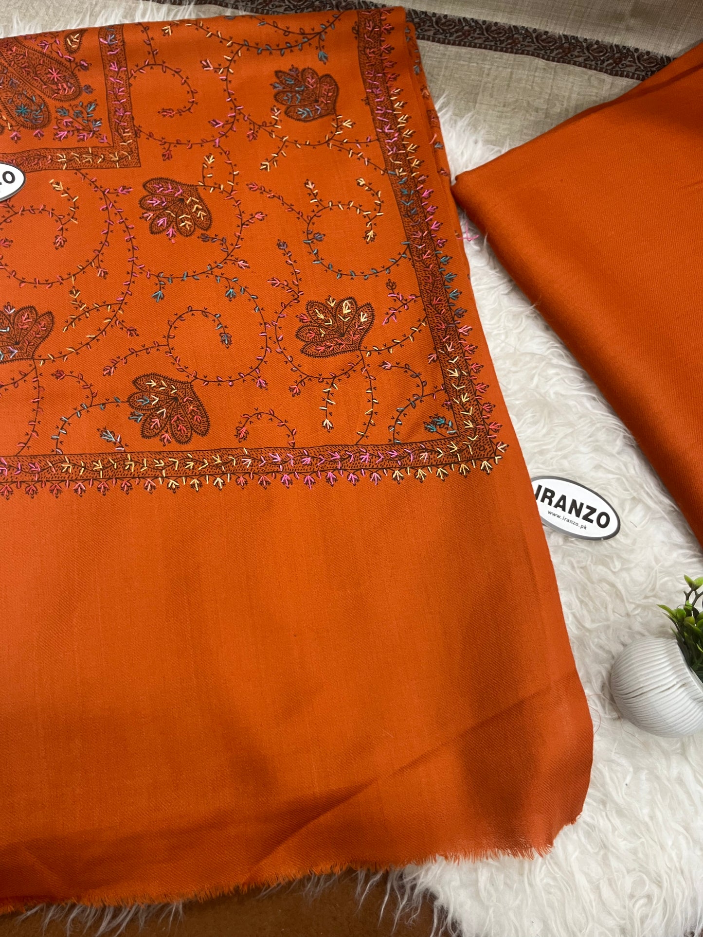 Wool Heavy Shawl Three Piece