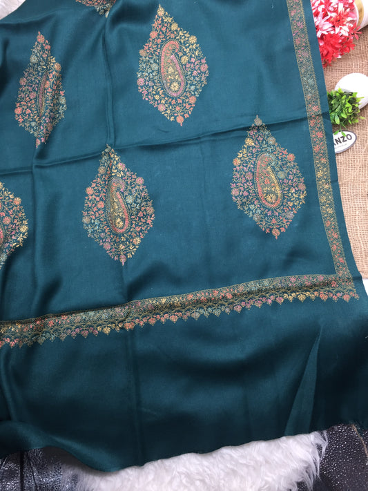 Hand Embroidered Winter Stole