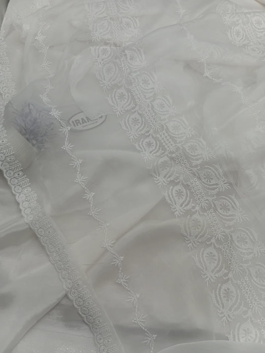Embroidered Chiffon Dupatta Just in