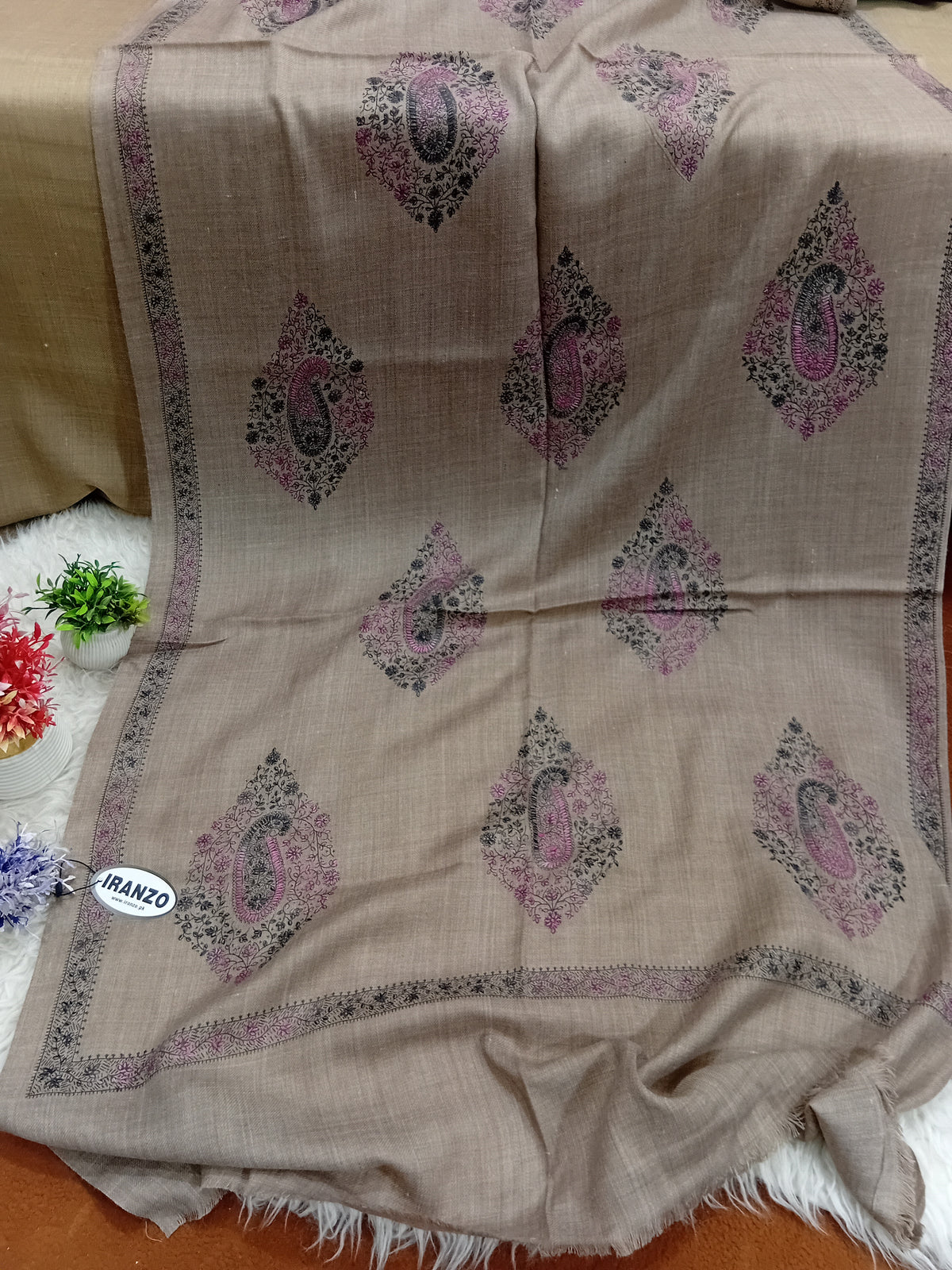 Hand Embroidered Winter Stole New Arrivals