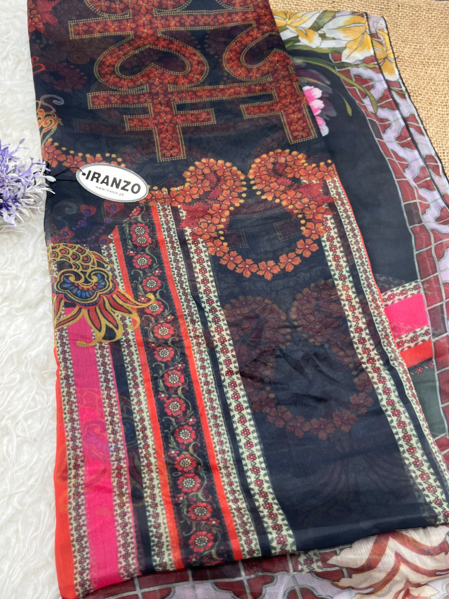 Matching chiffon dupatta Just In