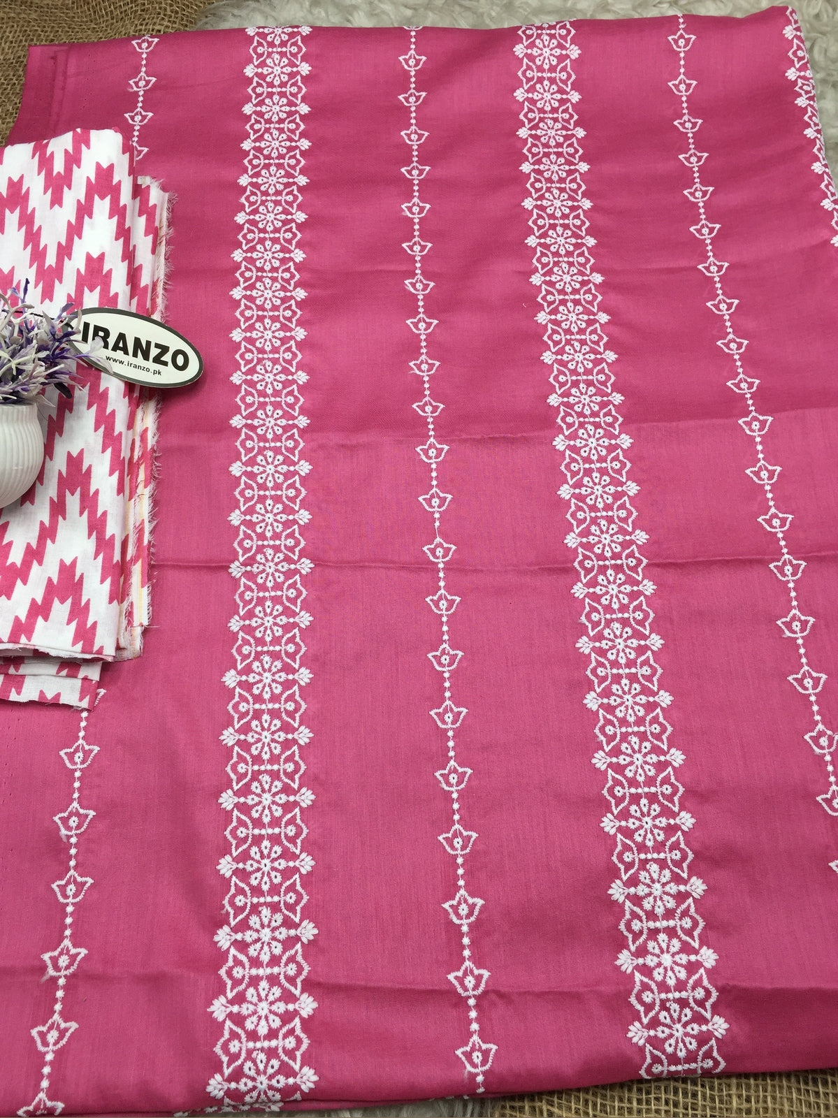 Summer Embroidered Two Piece