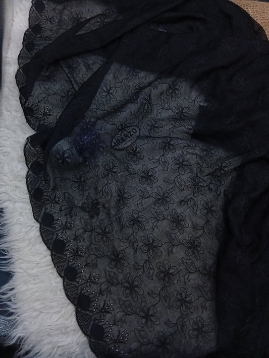 Embroidered Chiffon Dupatta Just in