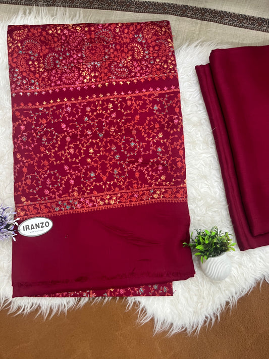 Wool Heavy Shawl Three Piece