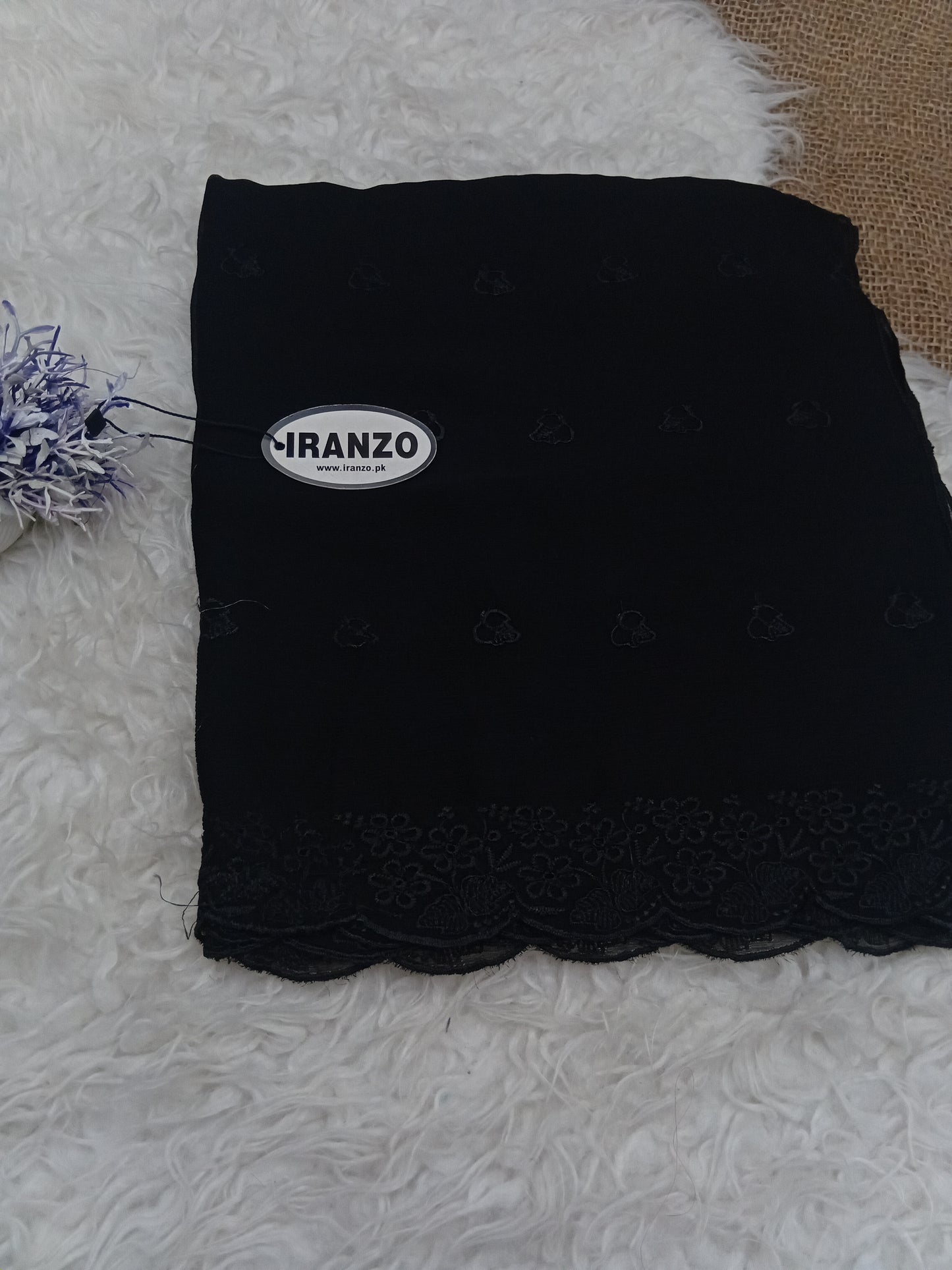 Embroidered Chiffon Dupatta Just in
