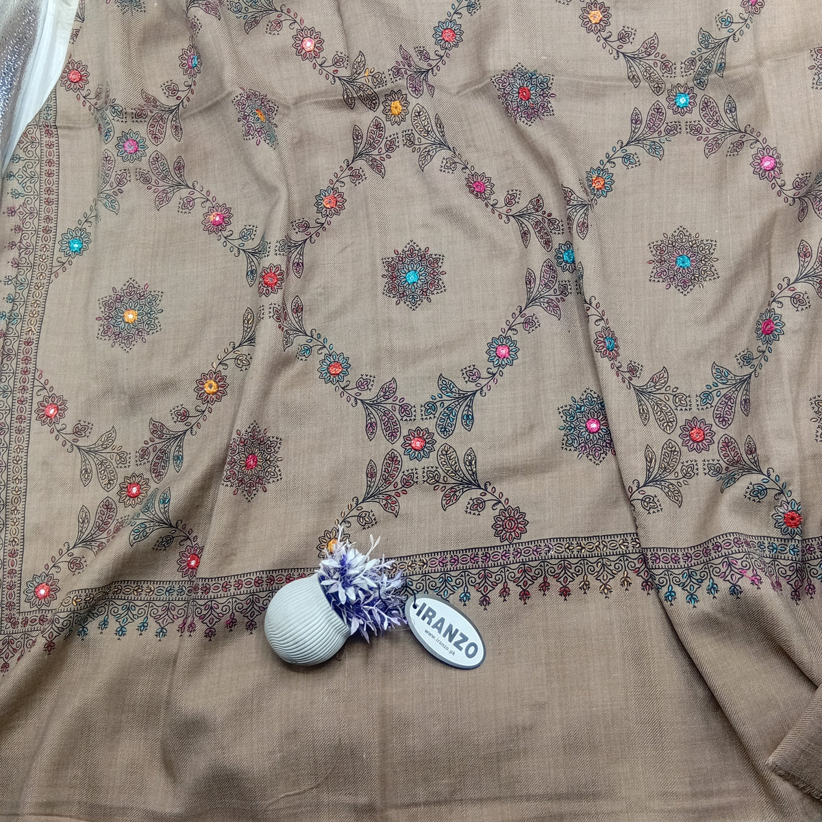 Hand Embroidered Winter Shawl