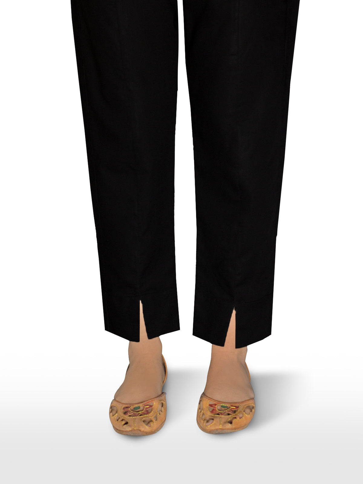 Black slash Cambric Bottom - IRANZO