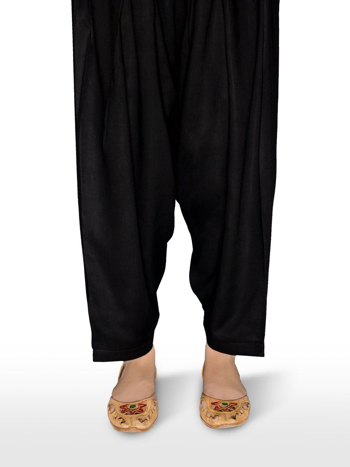 BLACK LINEN SHALWAR - IRANZO