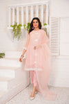OYSTER PINK ORGANZA SUIT