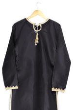 Black Silk Suit