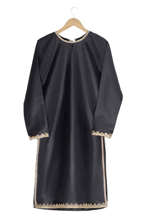 Black Silk Suit