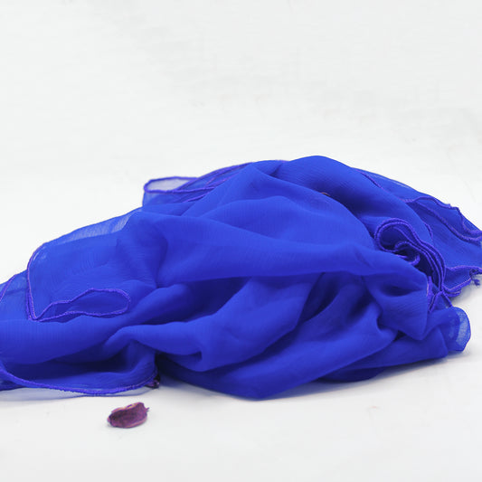 Blue Solid Dupatta